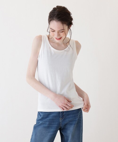 Cutie Blonde(キューティーブロンド)の「◆【S-L/2点セット】ティアードブラウス+インナー(シャツ/ブラウス・レディース・カーキ/マスタード/ナチュラル・01/02/03)」の8枚目の写真