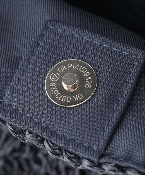 JOURNAL STANDARD relume（ジャーナルスタンダード　レリューム）の「●RELUME ペーパーフリンジバッグ◆（かごバッグ・レディース・カーキ/ナチュラル/ネイビー/オレンジ・FREE）」の15枚目の写真