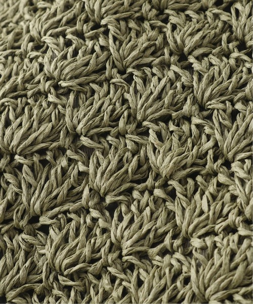 JOURNAL STANDARD relume（ジャーナルスタンダード　レリューム）の「●RELUME ペーパーフリンジバッグ◆（かごバッグ・レディース・カーキ/ナチュラル/ネイビー/オレンジ・FREE）」の18枚目の写真