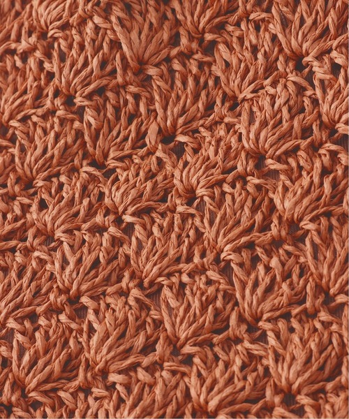 JOURNAL STANDARD relume（ジャーナルスタンダード　レリューム）の「●RELUME ペーパーフリンジバッグ◆（かごバッグ・レディース・カーキ/ナチュラル/ネイビー/オレンジ・FREE）」の20枚目の写真