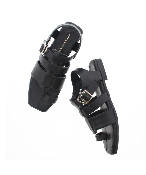 JELLY BEANS（ジェリービーンズ）の「グルカトングサンダル(210-30300)JELLY BEANS(ジェリービーンズ)（サンダル・レディース・ホワイト/ブラック/ベージュ・S/M/L）」の8枚目の写真