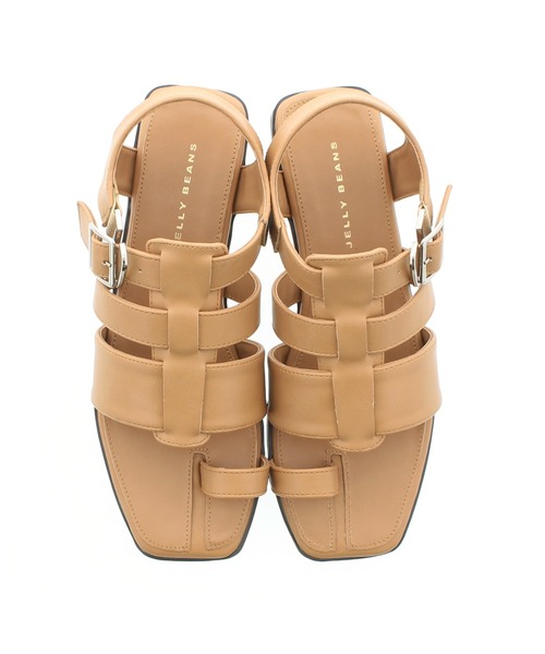 JELLY BEANS（ジェリービーンズ）の「グルカトングサンダル(210-30300)JELLY BEANS(ジェリービーンズ)（サンダル・レディース・ホワイト/ブラック/ベージュ・S/M/L）」の19枚目の写真