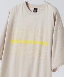 SIDEWAY STANCE | 【SIDEWAY STANCE】バックロゴ プリント ピスネーム 半袖Tシャツ(Tシャツ/カットソー)