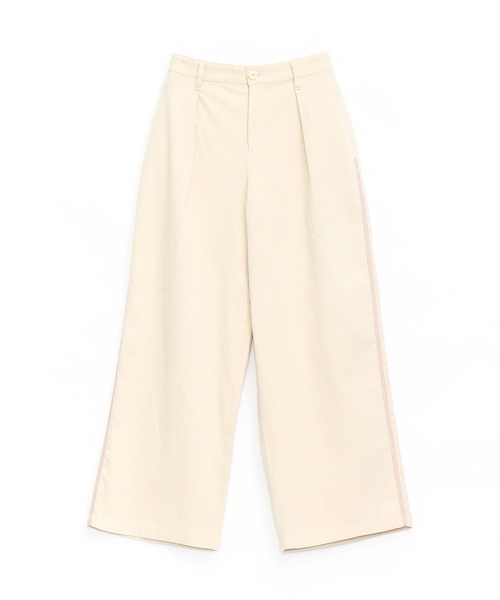AS KNOW AS de base（アズノゥアズドゥバズ）の「サイドステッチカラーＰＴ（その他パンツ・レディース・アイボリー/ベージュ/ライトカーキ/ライトピンク・FREE）」の2枚目の写真