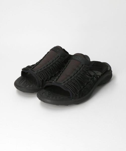 KEEN（キーン）の「[ キーン ] KEEN UNEEK SNK SLIDE ユニーク スニーク スライド サンダル（サンダル・メンズ・ブラック/オリーブ・9/10/8）」の3枚目の写真