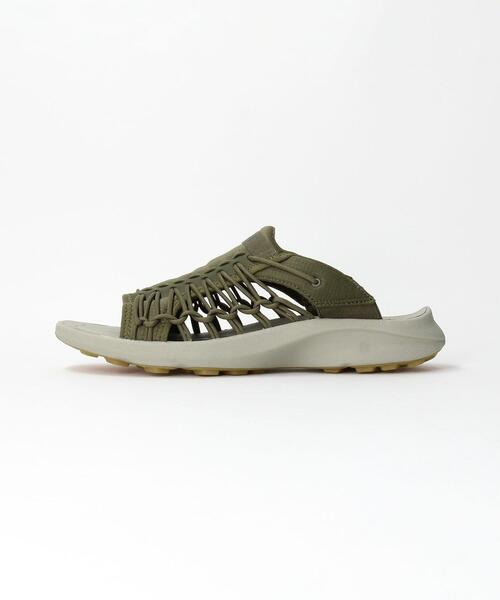 KEEN サンダル　オリーブ色 ユニーク スニークスライド KEEN サンダル オリーブ色 ユニーク スニークスライド KEEN