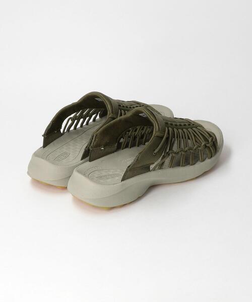 KEEN（キーン）の「[ キーン ] KEEN UNEEK SNK SLIDE ユニーク スニーク スライド サンダル（サンダル・メンズ・ブラック/オリーブ・9/10/8）」の6枚目の写真