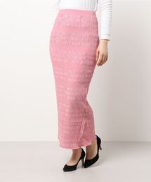 yuw | ２１シャーリングタイトスカート　949598(スカート)