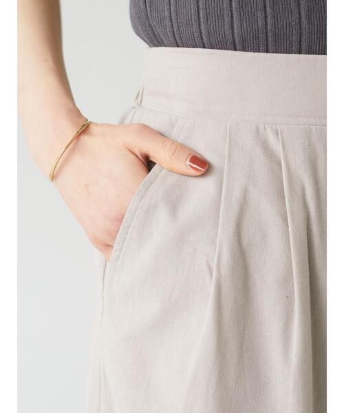RAY CASSIN FAVORI（レイカズンフェバリ）の「・RAY CASSIN リネンタッチワイドパンツ＊（その他パンツ・レディース・カーキ/グレイッシュベージュ/ブラック・FREE）」の20枚目の写真