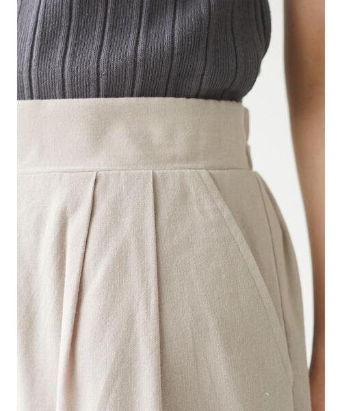 RAY CASSIN FAVORI（レイカズンフェバリ）の「・RAY CASSIN リネンタッチワイドパンツ＊（その他パンツ・レディース・カーキ/グレイッシュベージュ/ブラック・FREE）」の19枚目の写真