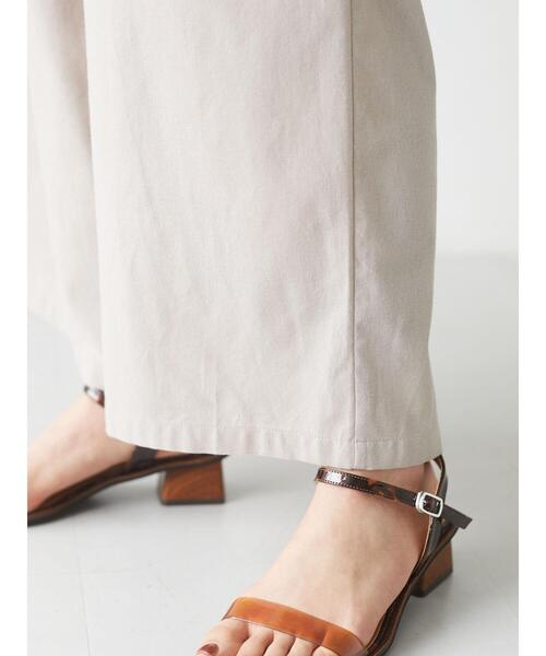 RAY CASSIN FAVORI（レイカズンフェバリ）の「・RAY CASSIN リネンタッチワイドパンツ＊（その他パンツ・レディース・カーキ/グレイッシュベージュ/ブラック・FREE）」の18枚目の写真