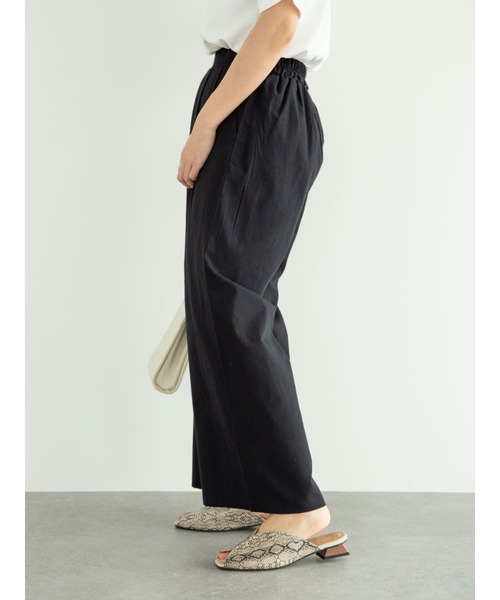 RAY CASSIN FAVORI（レイカズンフェバリ）の「・RAY CASSIN リネンタッチワイドパンツ＊（その他パンツ・レディース・カーキ/グレイッシュベージュ/ブラック・FREE）」の11枚目の写真