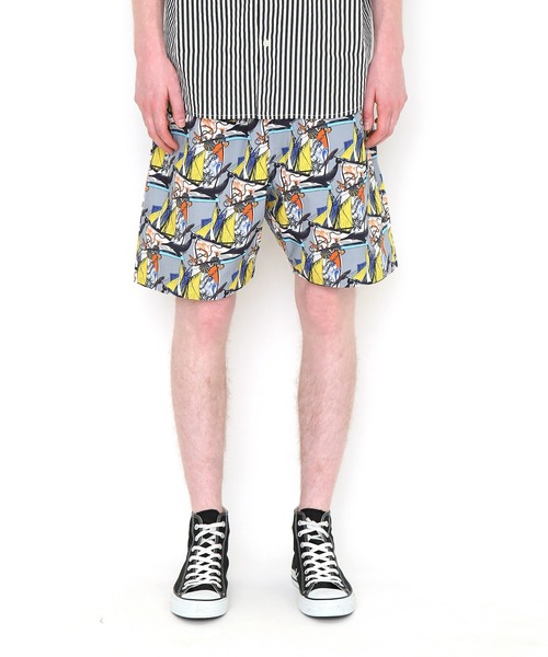 Design Tshirts Store graniph(デザイン ティーシャツ ストア グラニフ)の「スカーフウェイブス|ショートパンツ(その他パンツ・メンズ・マルチ・SMALL/LARGE/MEDIUM)」の1枚目の写真