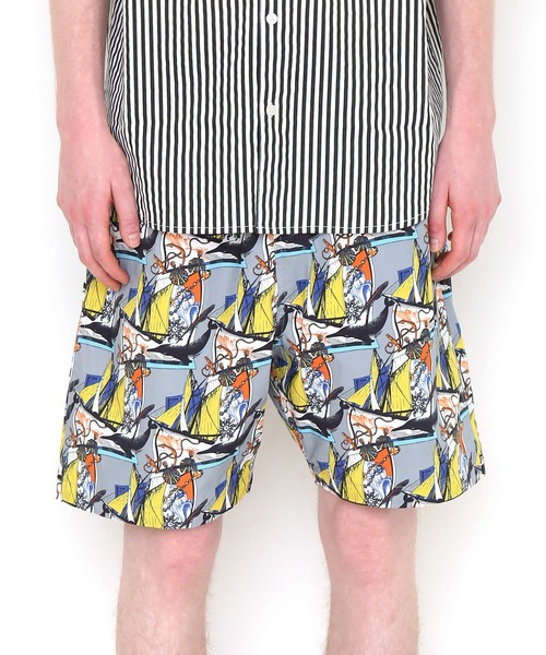 Design Tshirts Store graniph(デザイン ティーシャツ ストア グラニフ)の「スカーフウェイブス|ショートパンツ(その他パンツ・メンズ・マルチ・SMALL/LARGE/MEDIUM)」の8枚目の写真