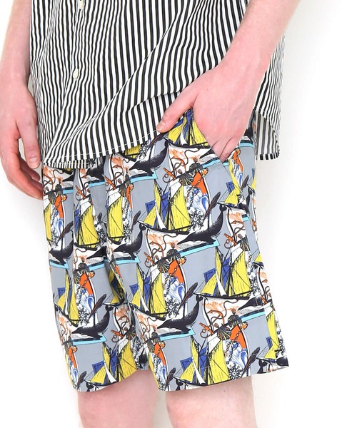 Design Tshirts Store graniph(デザイン ティーシャツ ストア グラニフ)の「スカーフウェイブス|ショートパンツ(その他パンツ・メンズ・マルチ・SMALL/LARGE/MEDIUM)」の9枚目の写真