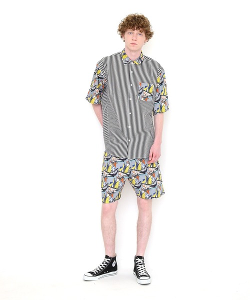 Design Tshirts Store graniph(デザイン ティーシャツ ストア グラニフ)の「スカーフウェイブス|ショートパンツ(その他パンツ・メンズ・マルチ・SMALL/LARGE/MEDIUM)」の7枚目の写真