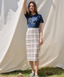 ANEDIT | 【ANEDIT 】リネンチェックスカート / Linen Check Skirt(スカート)