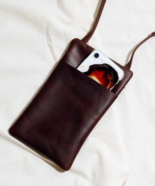BICASH（ビカーシ）の「BICASH ビカーシ / レザーミニショルダーバッグ スマホケース iPhoneケース / B857（ショルダーバッグ・レディース・ホワイト/ブラック/ダークブラウン/シルバー・FREE）」の10枚目の写真