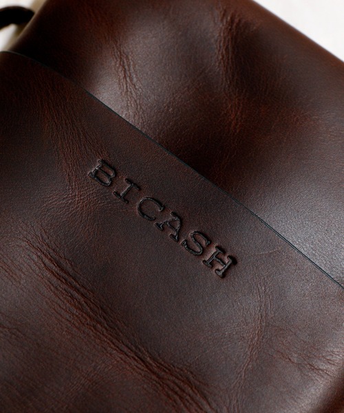 BICASH（ビカーシ）の「BICASH ビカーシ / レザーミニショルダーバッグ スマホケース iPhoneケース / B857（ショルダーバッグ・レディース・ホワイト/ブラック/ダークブラウン/シルバー・FREE）」の13枚目の写真