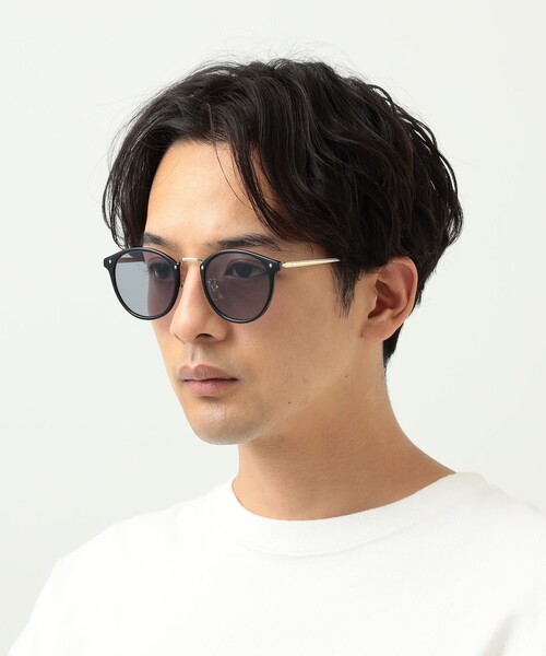 ユニセックス】コンビネーション ボストンフレーム グラス（UV