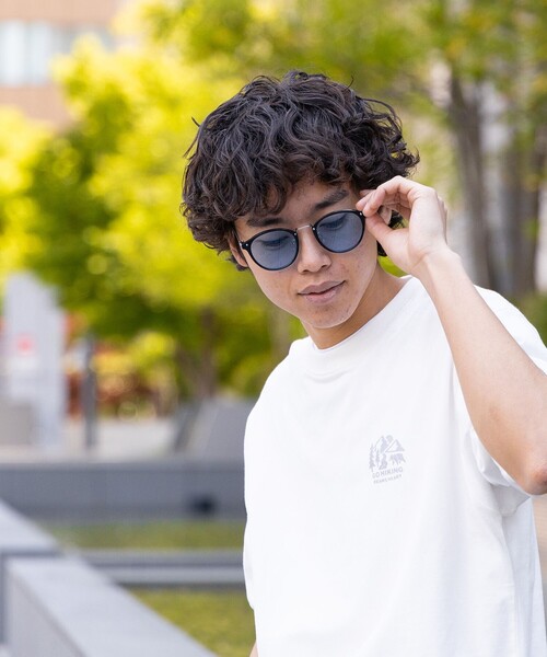 ユニセックス】コンビネーション ボストンフレーム グラス（UVカット