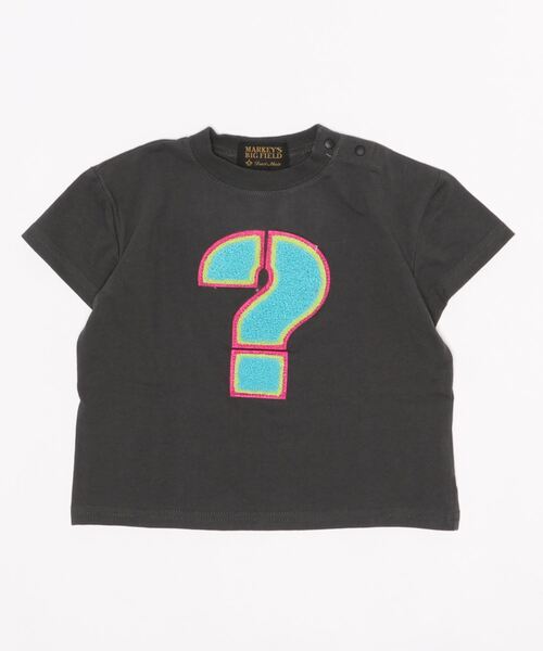 BIG FIELD（ビッグフィールド）の「サガラ刺繍ワッペンTシャツ（80～150cm）（Tシャツ/カットソー・キッズ・ホワイト/エメラルド/チャコール・90/100/110/120/80/130/95/140/150）」の10枚目の写真