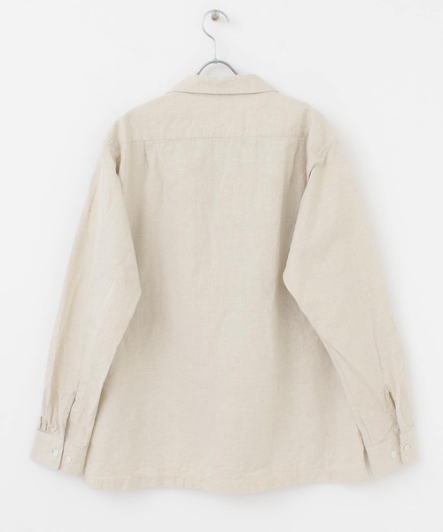 WORK NOT WORK URBAN RESEARCH(ワークノットワークアーバンリサーチ)の「WORK NOT WORK ロングスリーブオープンカラーシャツ(シャツ/ブラウス・メンズ・オフホワイト・SMALL/MEDIUM/LARGE/X-LARGE/0)」の3枚目の写真