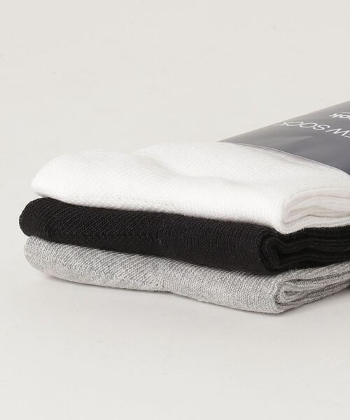 Reebok（リーボック）の「アクティブ コア クルー ソックス 3足組 / Active Core Crew Socks 3 Pairs（ソックス/靴下・メンズ・ホワイト/ブラック/ホワイト×ブラック・SMALL/MEDIUM/LARGE/X-LARGE）」の7枚目の写真