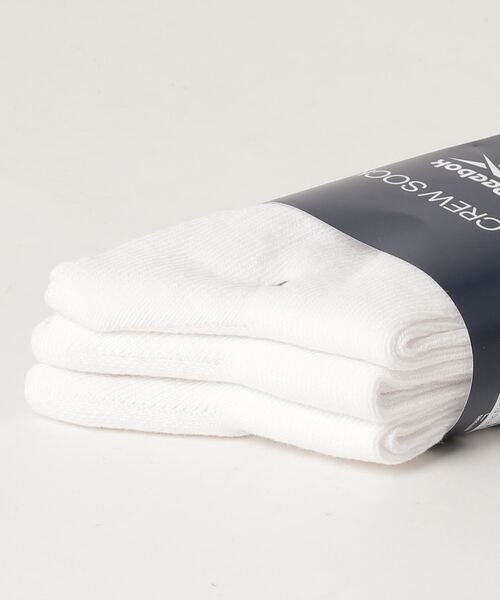 Reebok（リーボック）の「アクティブ コア クルー ソックス 3足組 / Active Core Crew Socks 3 Pairs（ソックス/靴下・メンズ・ホワイト/ブラック/ホワイト×ブラック・SMALL/MEDIUM/LARGE/X-LARGE）」の8枚目の写真