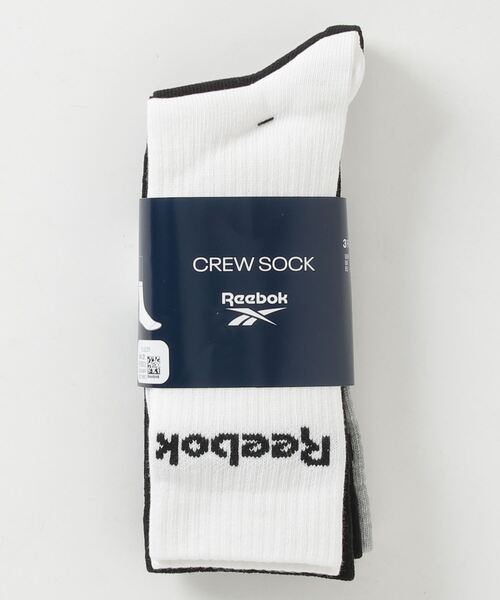 Reebok（リーボック）の「アクティブ コア クルー ソックス 3足組 / Active Core Crew Socks 3 Pairs（ソックス/靴下・メンズ・ホワイト/ブラック/ホワイト×ブラック・SMALL/MEDIUM/LARGE/X-LARGE）」の10枚目の写真
