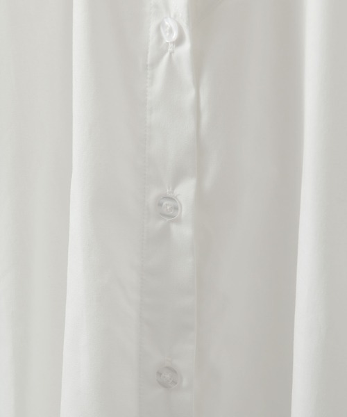 Chillfar(チルファー)の「2wayレースアップフレンチスリーブシャツワンピース(ワンピース・レディース・ホワイト/ブラック・FREE)」の21枚目の写真