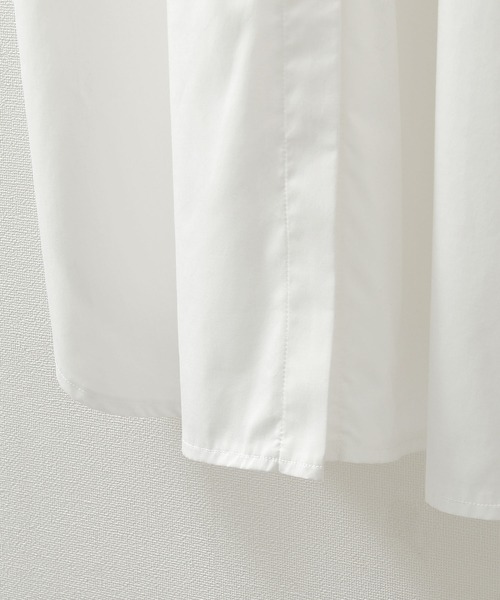 Chillfar(チルファー)の「2wayレースアップフレンチスリーブシャツワンピース(ワンピース・レディース・ホワイト/ブラック・FREE)」の22枚目の写真