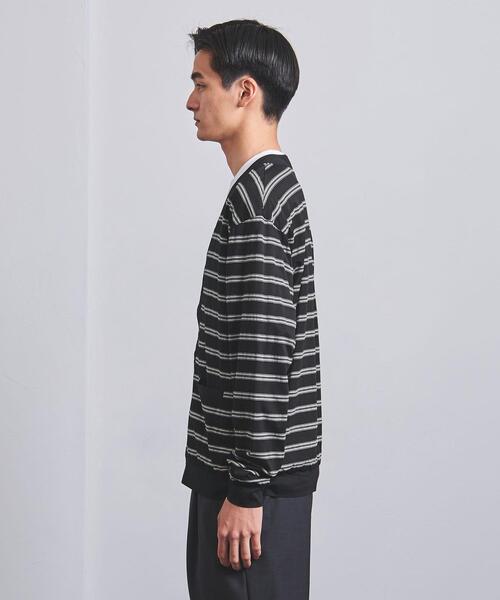 UNITED ARROWS(ユナイテッドアローズ)の「<UNITED ARROWS> MUSOU ボーダー カーディガン(カーディガン/ボレロ・メンズ・ブラック・SMALL/MEDIUM/LARGE/X-LARGE)」の3枚目の写真