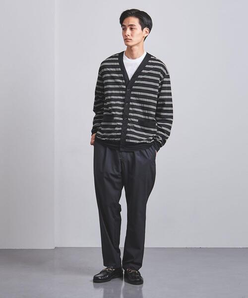 UNITED ARROWS(ユナイテッドアローズ)の「<UNITED ARROWS> MUSOU ボーダー カーディガン(カーディガン/ボレロ・メンズ・ブラック・SMALL/MEDIUM/LARGE/X-LARGE)」の8枚目の写真