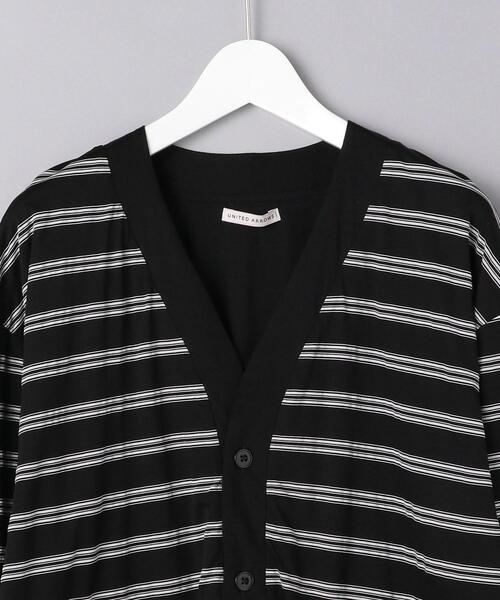 UNITED ARROWS(ユナイテッドアローズ)の「<UNITED ARROWS> MUSOU ボーダー カーディガン(カーディガン/ボレロ・メンズ・ブラック・SMALL/MEDIUM/LARGE/X-LARGE)」の13枚目の写真