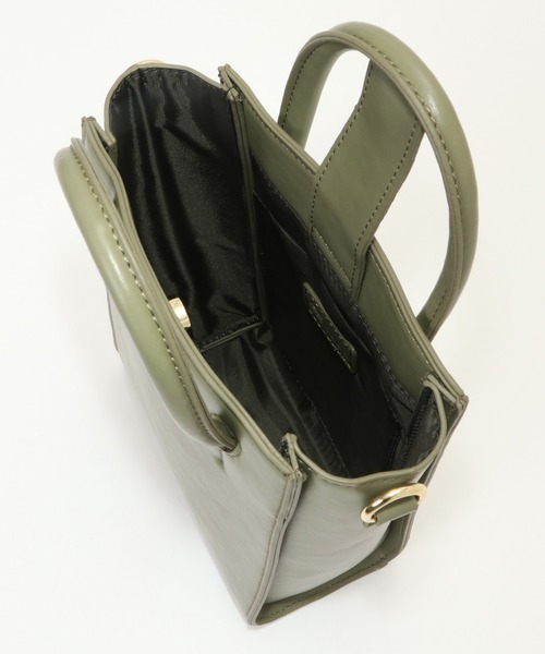 ikka（イッカ）の「スクエアミニトート2WAY（ショルダーバッグ・レディース・ブラック/グリーン/ピンク/その他1/ホワイト/イエロー/ベージュ・FREE）」の17枚目の写真