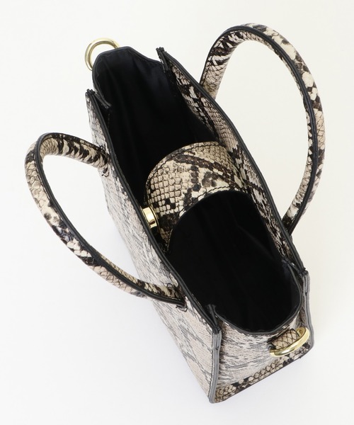 ikka（イッカ）の「スクエアミニトート2WAY（ショルダーバッグ・レディース・ブラック/グリーン/ピンク/その他1/ホワイト/イエロー/ベージュ・FREE）」の10枚目の写真