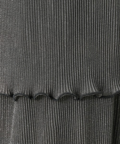 JEANASIS（ジーナシス）の「プリーツシャイニーティアードスカート/956022（スカート・レディース・ブラック/グレー/イエロー/ホワイト系その他・FREE）」の16枚目の写真