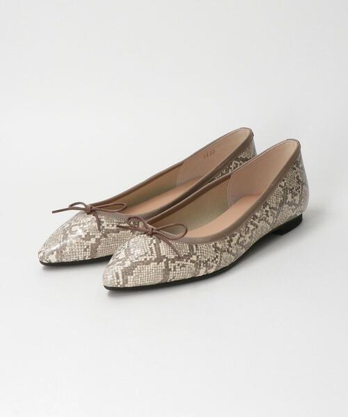 closet story（クローゼットストーリー）の「＜closet story（クローゼットストーリー）＞ポインテッド バレエシューズ 21F（バレエシューズ・レディース・ベージュ・22.5cm/23cm/23.5cm/24cm/24.5cm）」の2枚目の写真