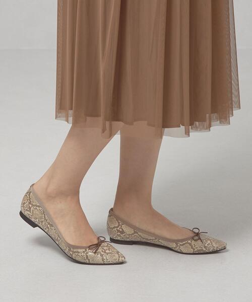 closet story（クローゼットストーリー）の「＜closet story（クローゼットストーリー）＞ポインテッド バレエシューズ 21F（バレエシューズ・レディース・ベージュ・22.5cm/23cm/23.5cm/24cm/24.5cm）」の9枚目の写真