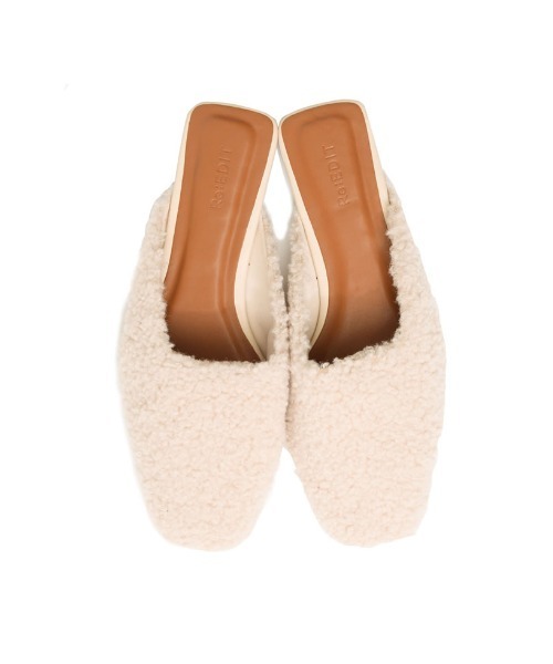 Re:EDIT（リエディ）の「プードルフェイクファーフラットシューズ（その他シューズ・レディース・ブラック/ブラウン/アイボリー・LARGE/XX-LARGE/MEDIUM/X-LARGE/SMALL）」の14枚目の写真