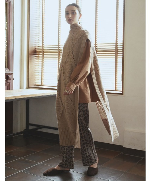 Re:EDIT（リエディ）の「プードルフェイクファーフラットシューズ（その他シューズ・レディース・ブラック/ブラウン/アイボリー・LARGE/XX-LARGE/MEDIUM/X-LARGE/SMALL）」の10枚目の写真