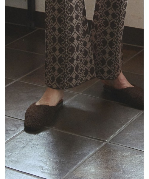 Re:EDIT（リエディ）の「プードルフェイクファーフラットシューズ（その他シューズ・レディース・ブラック/ブラウン/アイボリー・LARGE/XX-LARGE/MEDIUM/X-LARGE/SMALL）」の19枚目の写真