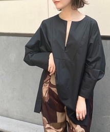 RIVE DROITE | シルエットを美しく演出してくれる一枚　カフタンオーバーシャツ(シャツ/ブラウス)