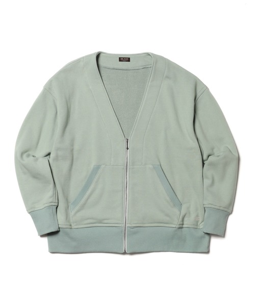 MR.OLIVE（ミスターオリーブ）の「スーパー スウェット / カンガリーポケット ジップアップ カーディガン（カーディガン/ボレロ・メンズ・ブラック/ベージュ/ミント・LARGE/MEDIUM/SMALL）」の12枚目の写真
