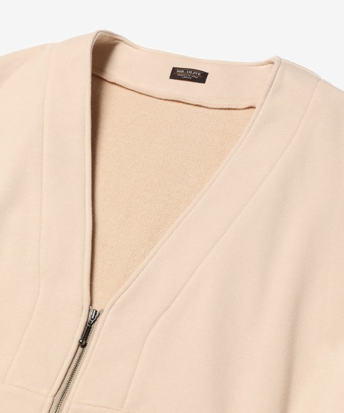 MR.OLIVE（ミスターオリーブ）の「スーパー スウェット / カンガリーポケット ジップアップ カーディガン（カーディガン/ボレロ・メンズ・ブラック/ベージュ/ミント・LARGE/MEDIUM/SMALL）」の11枚目の写真