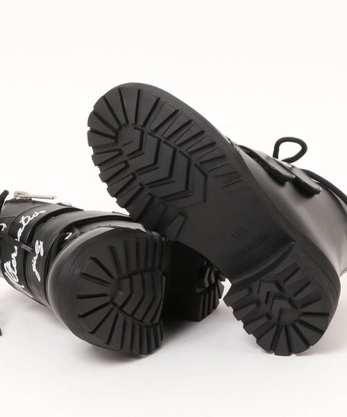 algy（アルジー）の「(レ）ベルトミドルブーツ（ブーツ・キッズ・ブラック/オフホワイト・23/24/22/21）」の3枚目の写真