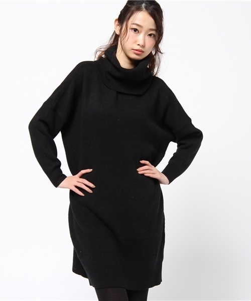 Ray Beams レイビームス の Ray Beams タートルネック ニットワンピース ワンピース Wear