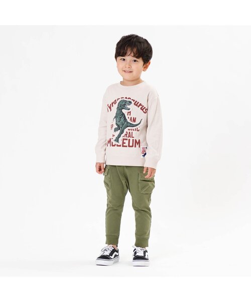 F.O.KIDS(エフオーキッズ)の「恐竜Tシャツ(Tシャツ/カットソー・キッズ・グレー/マスタード/ネイビー/ベージュ・95/90/130/110/120/80/100/140)」の11枚目の写真