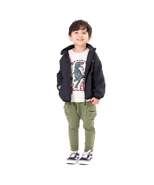 F.O.KIDS(エフオーキッズ)の「恐竜Tシャツ(Tシャツ/カットソー・キッズ・グレー/マスタード/ネイビー/ベージュ・95/90/130/110/120/80/100/140)」の9枚目の写真